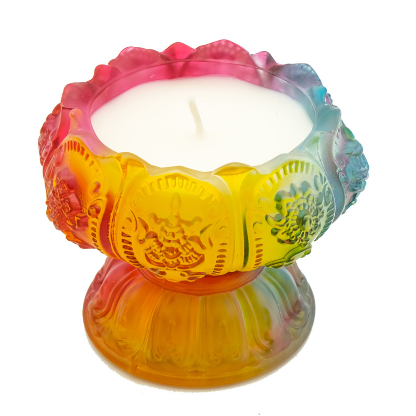 Nến Miss Candle Ly Hoa Sen Luli D9.8H7.7 Màu