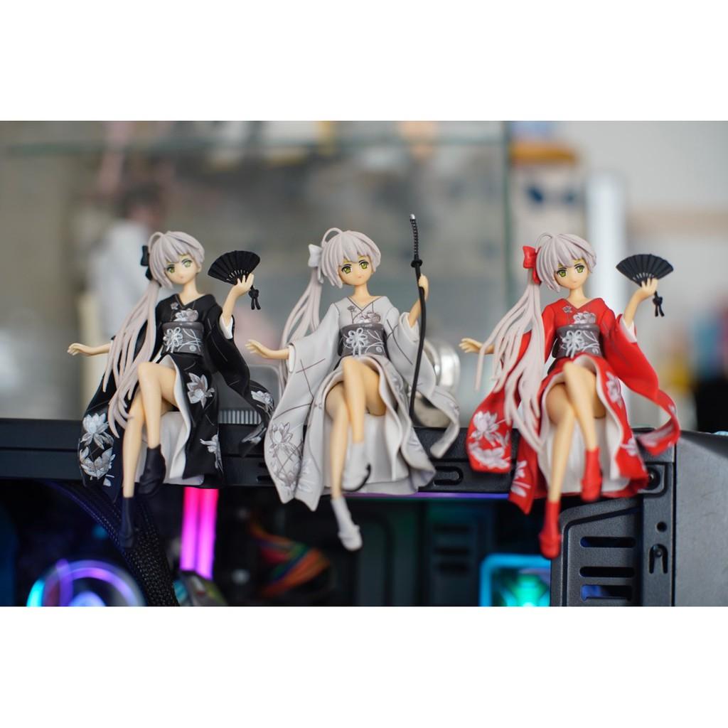 Mô hình đồ chơi nhân vật hoạt hình Nhật Bản Kasugano sora mặc kimono có kèm bục ngồi ( hỗ trợ gói quà miễn phí)