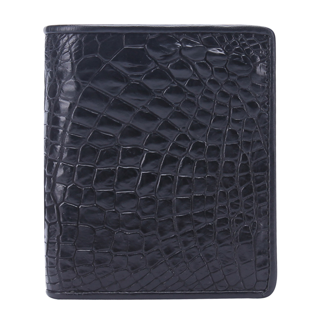 Ví nam da cá sấu màu đen HJ92222-25-28-32-36-54