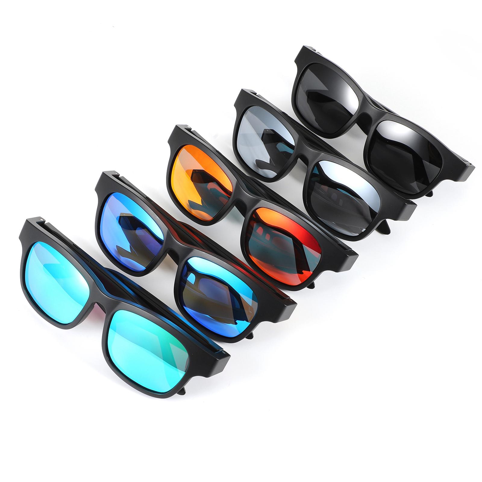 Bone Conduction Smart Glasses Sunglasses Bluetooth Headphones,Open Ear Audio Sunglasses Speaker to Listen Music and Make Phone Calls