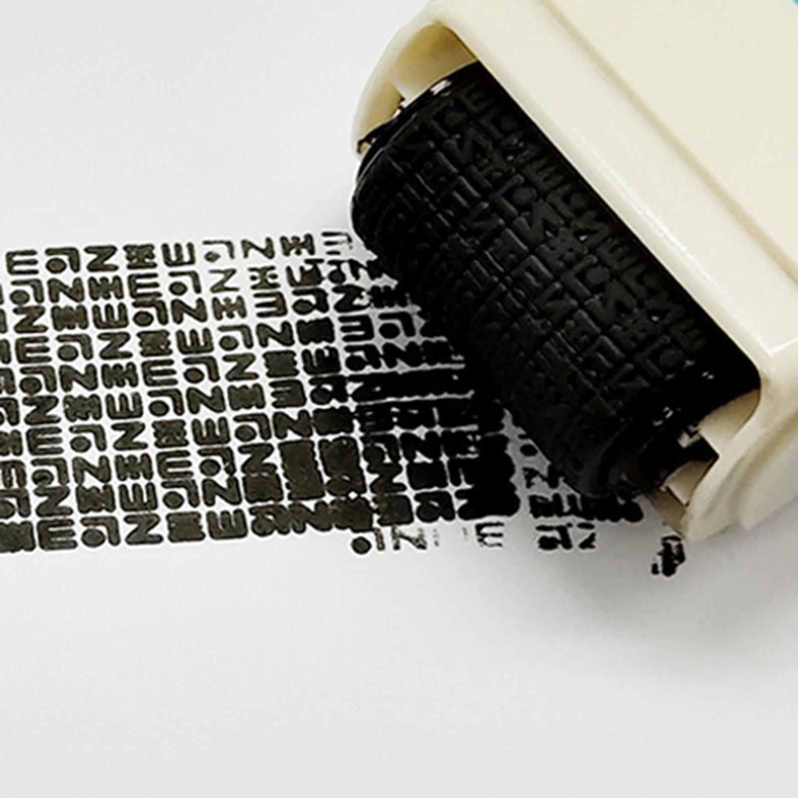 Stamp Roller Privacy Seal Home Multifunction Protect Office Tools Rolling