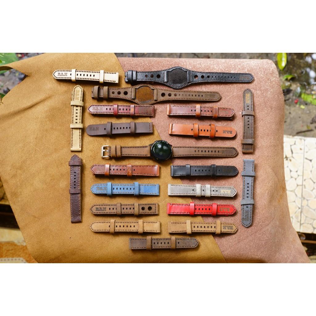 DÂY ĐỒNG HỒ 24MM DA BÒ THẬT - RAM LEATHER