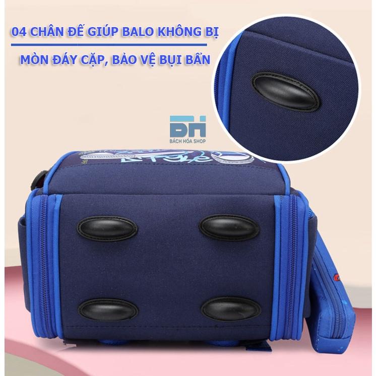 Tặng kèm hộp bút - Balo chống gù, chống thấm nước, cặp chống gù cho học sinh tiểu học, hoạt hình 3D siêu nhẹ