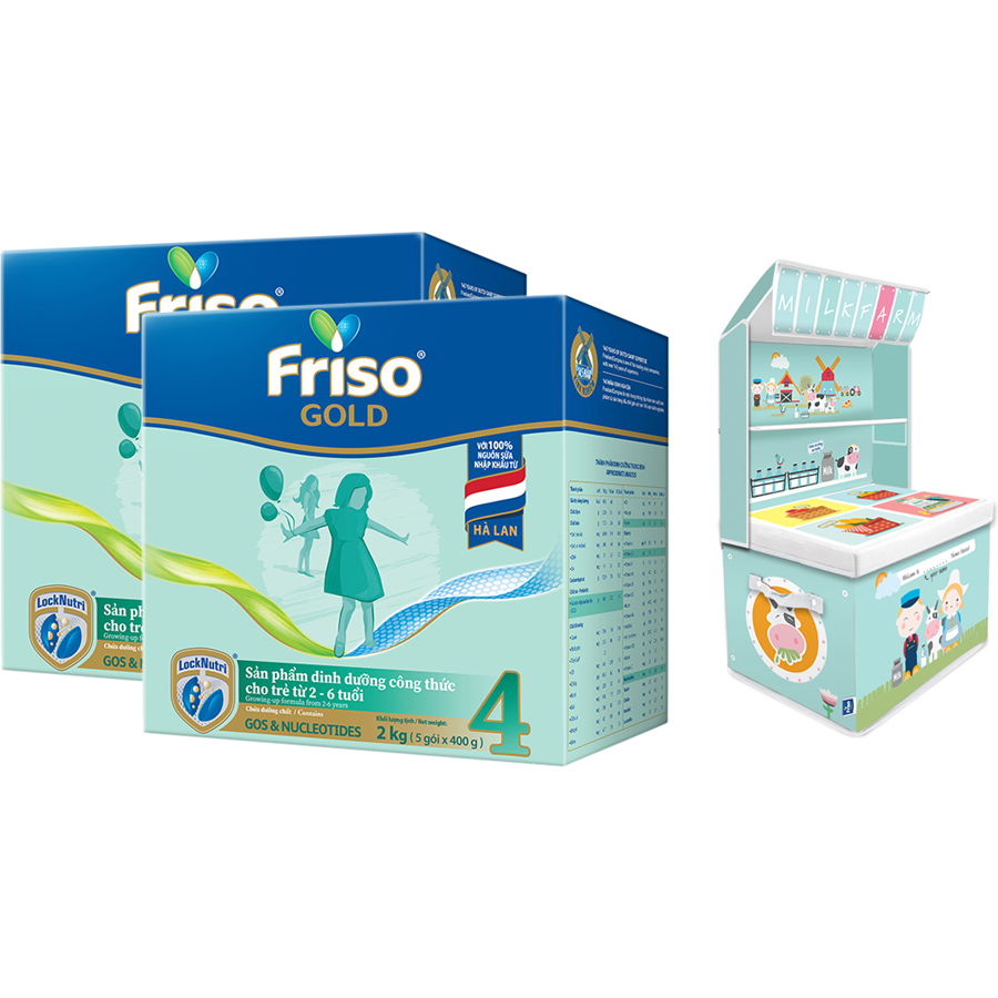 [Mới] Mua 2 hộp Friso Gold 4 2kg tặng 1 nồi Sunhouse 5 đáy