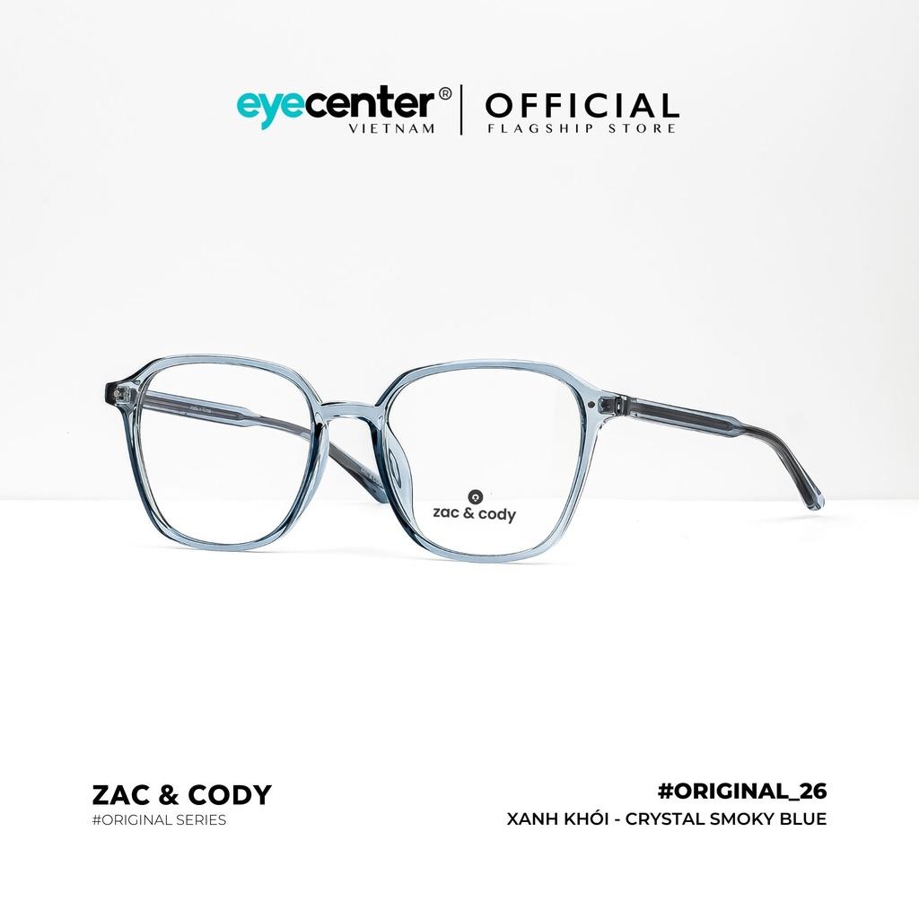 Gọng kính vuông nam nữ chính hãng B26-S by Zac Cody nhập khẩu Eye Center Vietnam