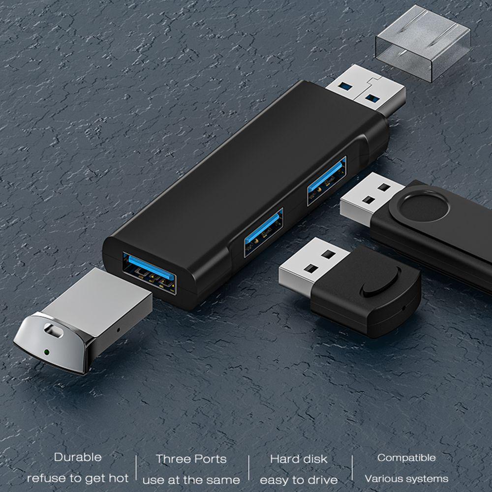 Hub chuyển đổi usb 3.0 3 cổng hợp kim nhôm màu sắc tùy chọn