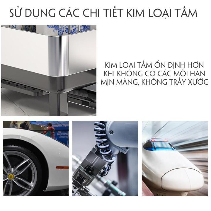 Kệ Úp Chén Bát Đĩa , Giá Đựng Bát 2 Tầng Đa Năng Thông Minh DELUXE RACK DRAIN