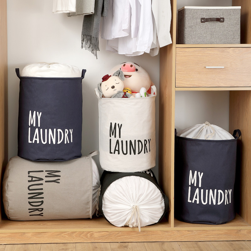 Giỏ Đựng Đồ Tròn Đa Năng Gấp Gọn Tiện Lợi My Laundry - Hàng Chính Hãng