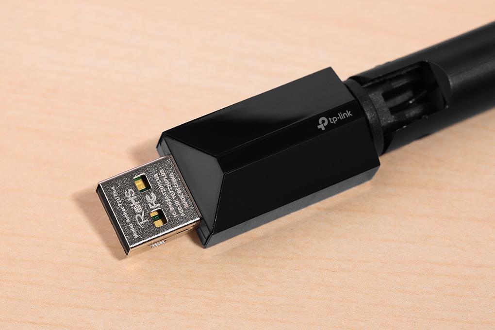 USB Wifi Chuẩn AC600 TP-Link T2U Plus Đen - Hàng chính hãng