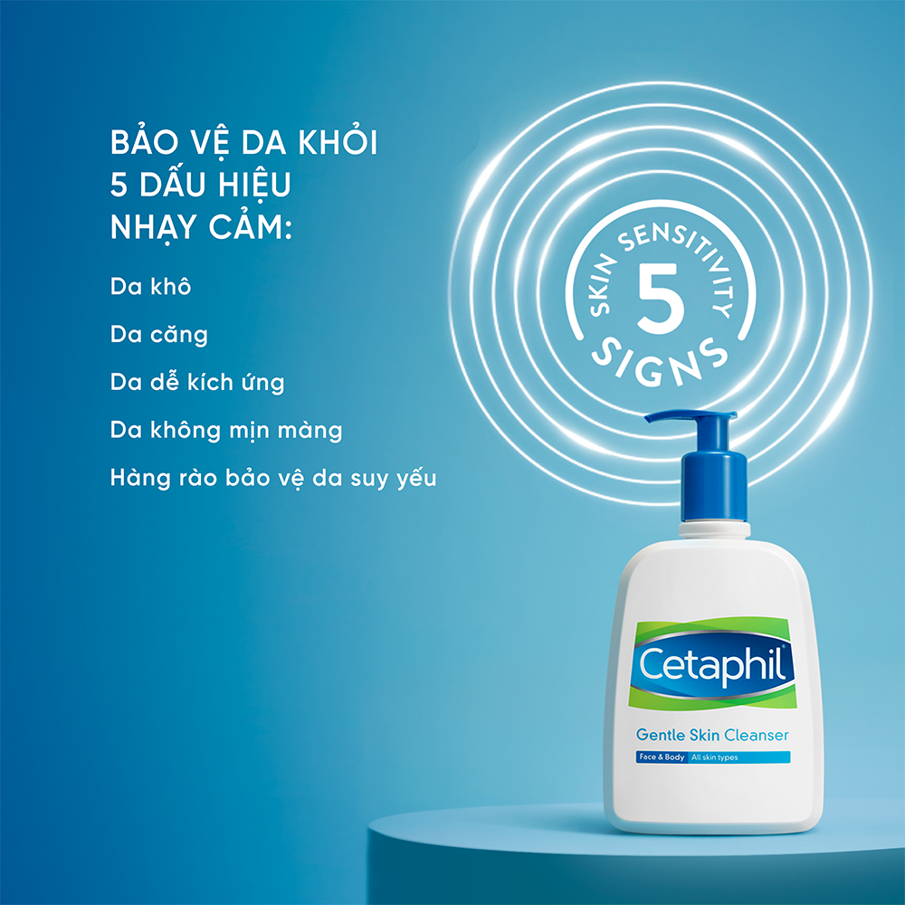 Combo mẹ và bé Sữa rửa mặt làm sạch dịu nhẹ không xà phòng Cetaphil Gentle Skin Cleanser 500ml + Sữa tắm gội dịu nhẹ cho bé Cetaphil Baby Wash &amp; Shampoo with Organic Calendula 400ml