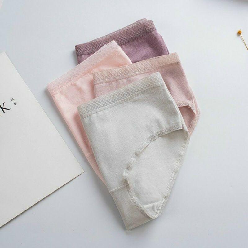 Quần lót nữ cotton kháng khuẩn cạp vừa big size đến 65kg