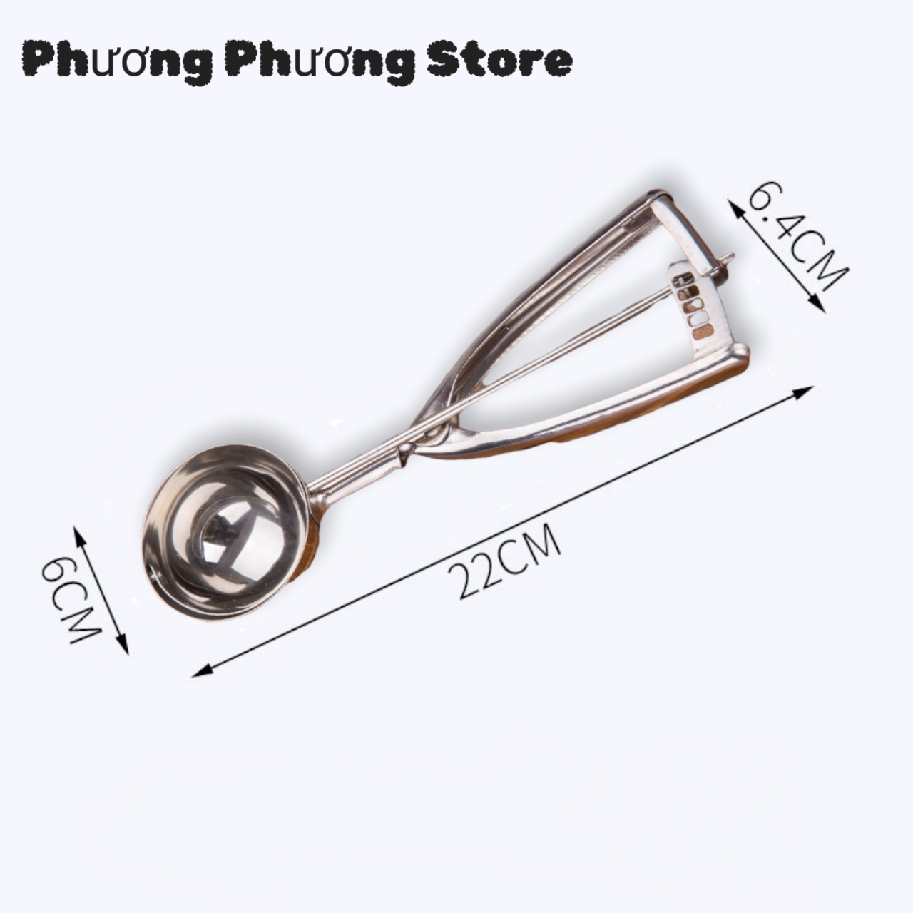 Muỗng Múc Kem Inox Đường Kính 6cm, Muốn Mua Loại Tốt Có Tại Đây