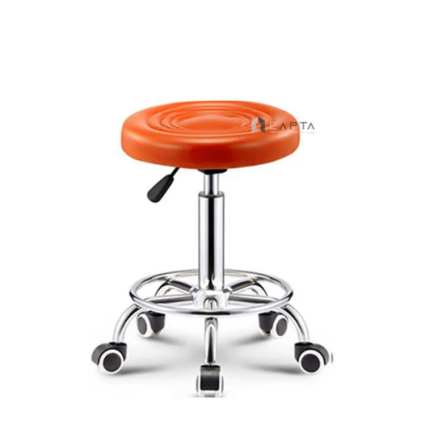 Ghế kỹ thuật viên nệm tròn CB2256-2P Nội thất Capta Ghế nệm pvc không tựa chân thép có bánh xe