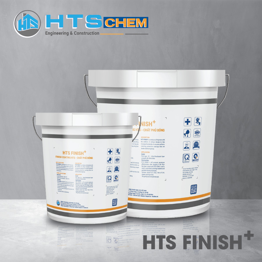 Hoá chất phủ bóng sàn HTS Finish+ thùng 18 Kg