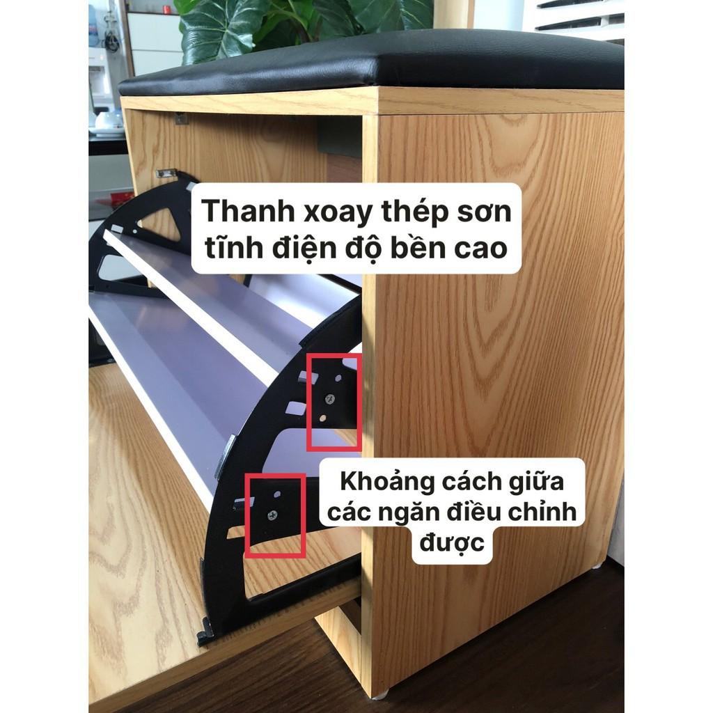 Tủ Giày Thông Minh 3 Tầng Có Ghế Ngồi Để Được Giày Cao Gót Kích thước 80x30x45 Để Được 12 Đôi