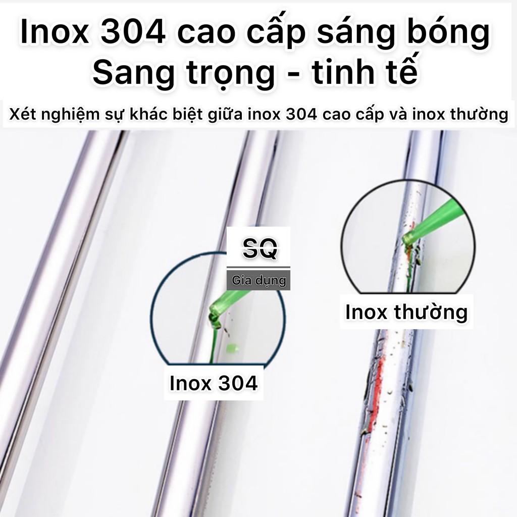 Bộ kệ nhà tắm, kệ inox 304, kệ góc, giá treo khăn tắm, móc treo, kệ dán tường, hiện đại