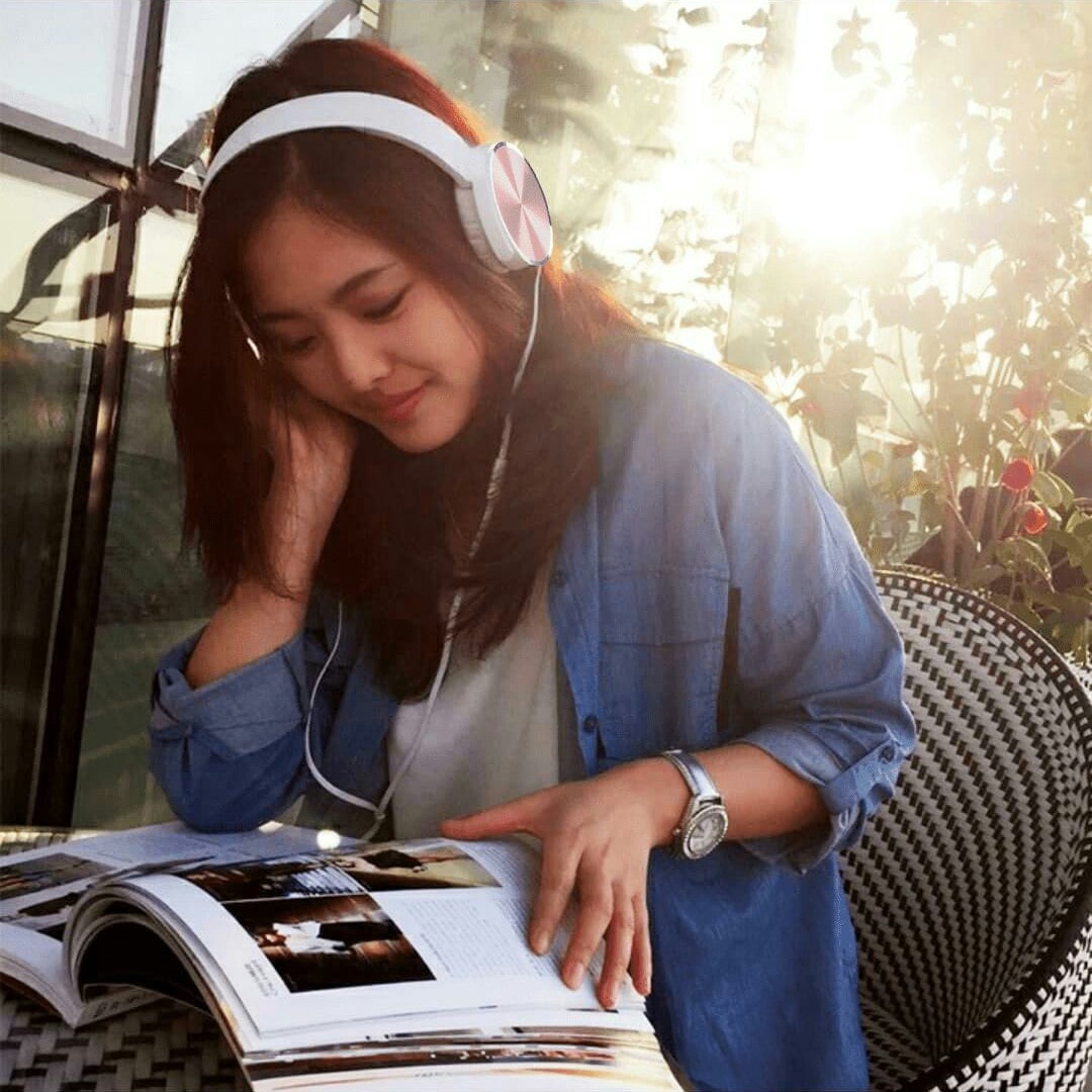 Tai Nghe Chụp Tai Có Dây (HEADPHONE) Phong Cách Hàn Quốc ON932 - Hàng Chính Hãng