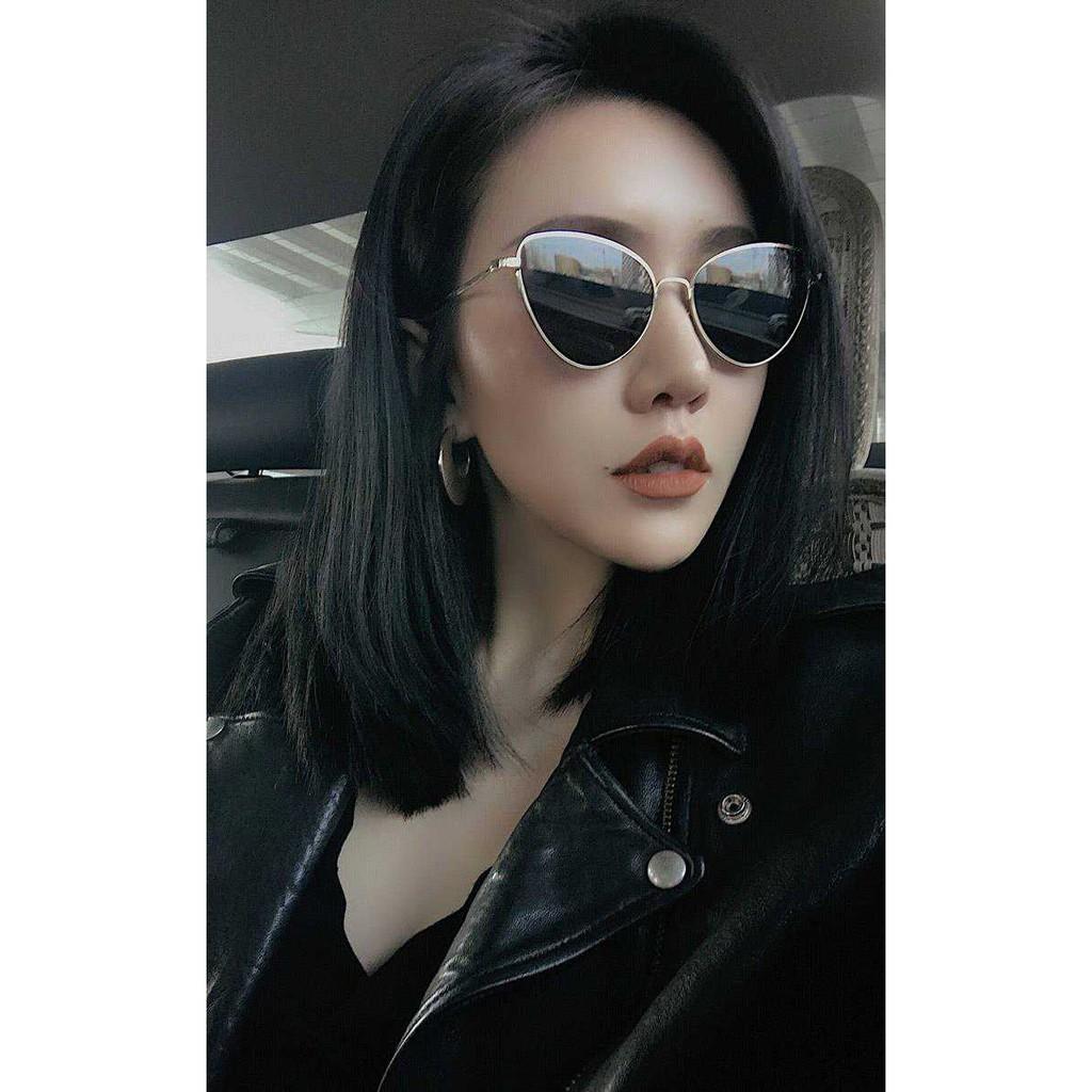 Kính râm thời trang mắt mèo size lớn nhiều màu hot hit