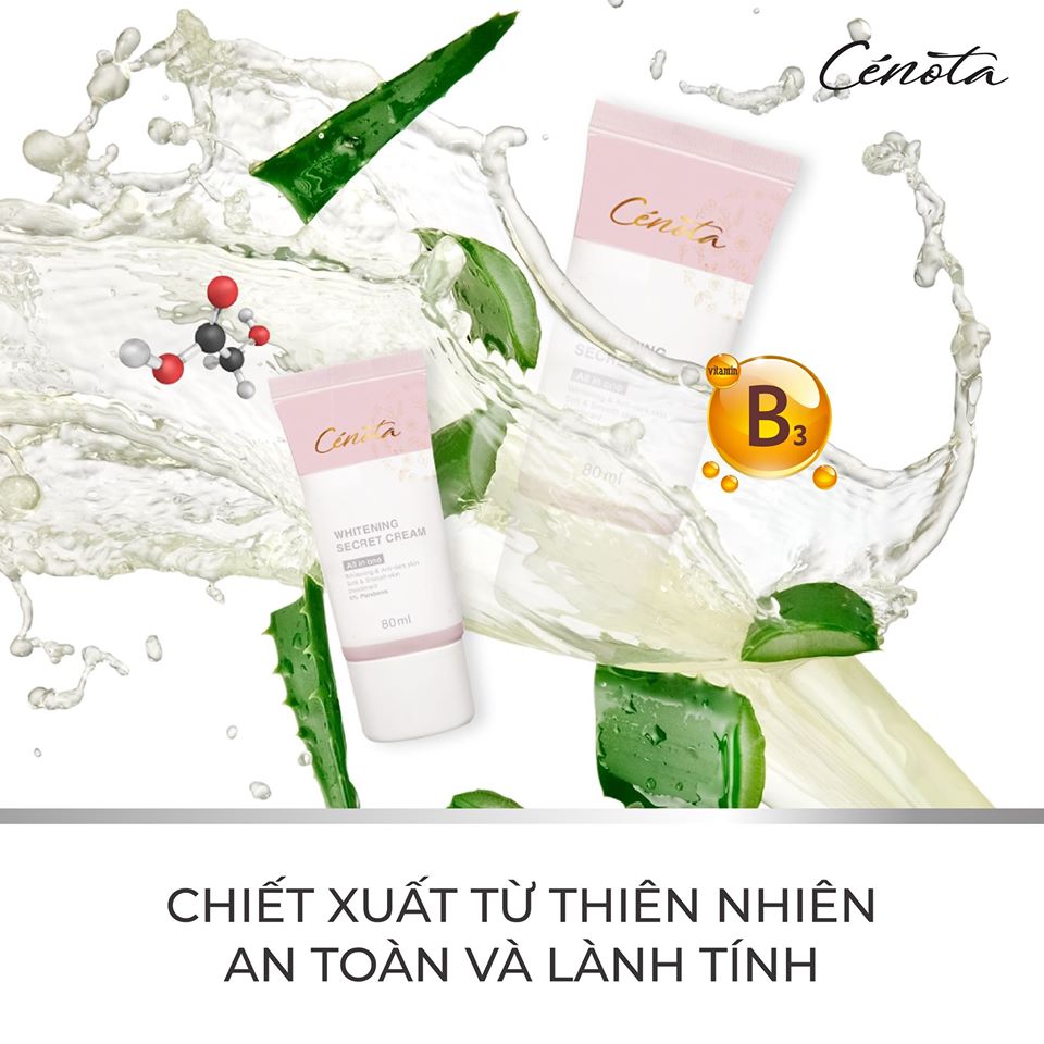 Kem mờ thâm vùng kín Thâm nách Thâm môi Thâm do mụn Cenota Whitening Secret Cream 80ml