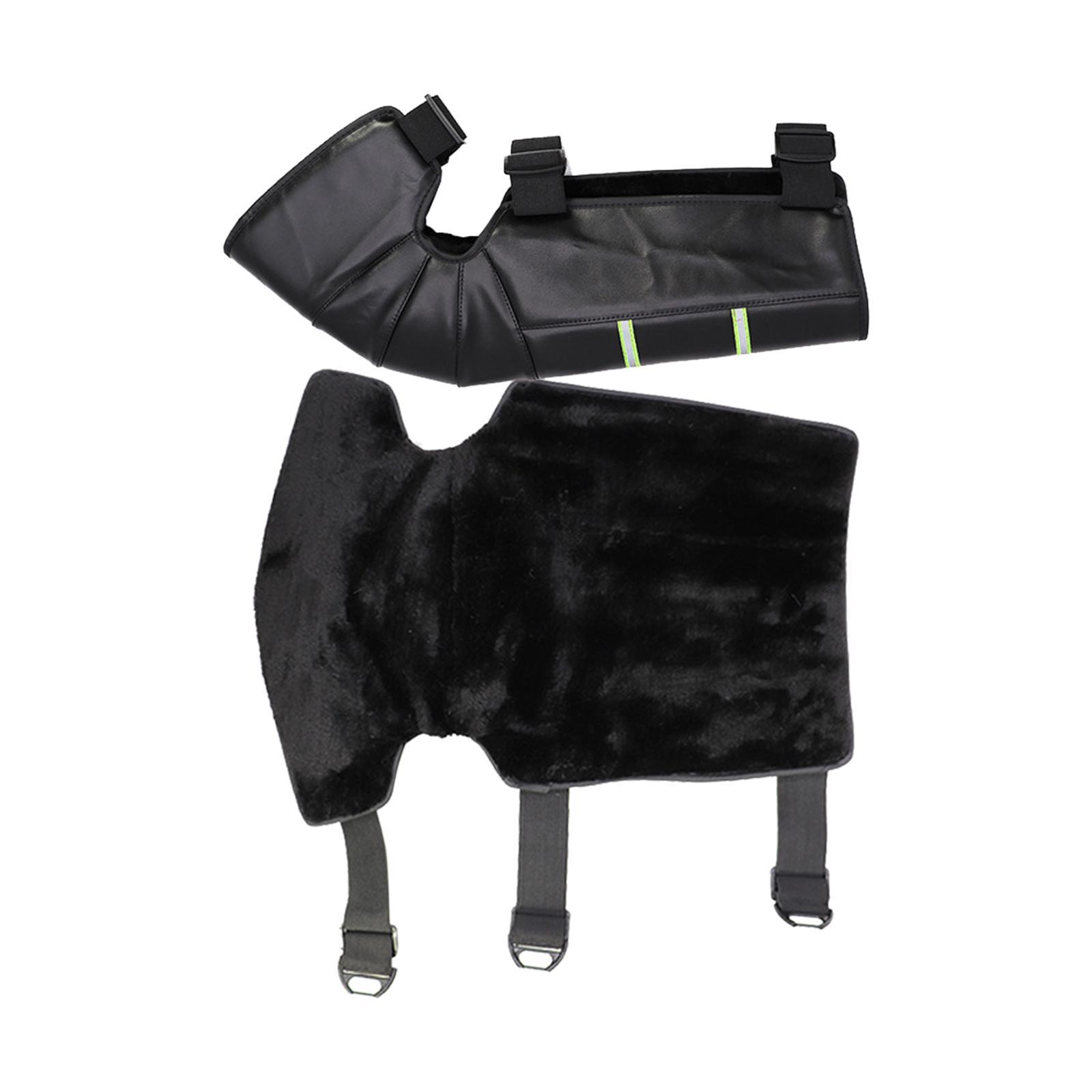 2x Knee Pads Guards Leggings Motorcycles Protective Gear Adjustable Scooter