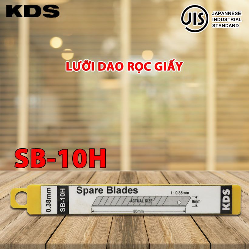 Lưỡi dao rọc giấy 9mm KDS SB-10H