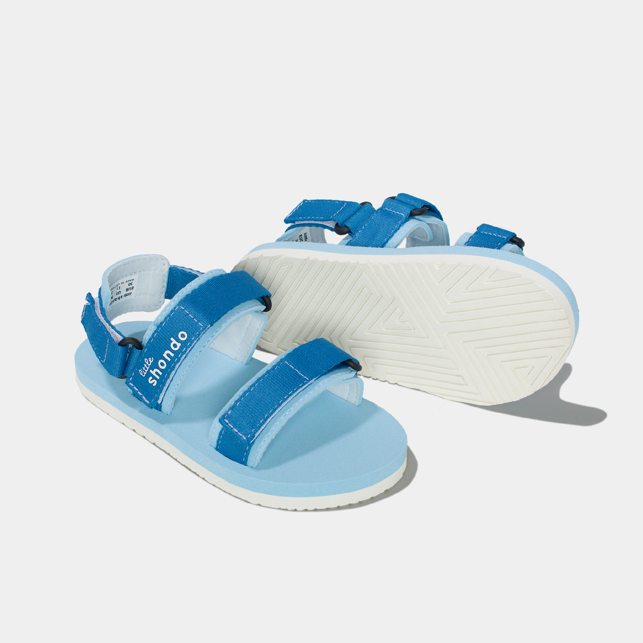 Giày Trẻ Em Shondo Sandals Little Trắng Xanh Đậm LIT3434