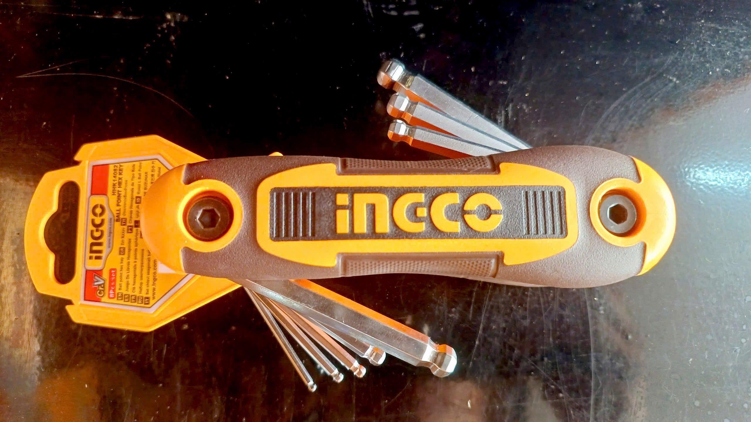 BỘ LỤC GIÁC 8 MÓN 2.0-8.0MM HHK14082 INGCO - HÀNG CHÍNH HÃNG