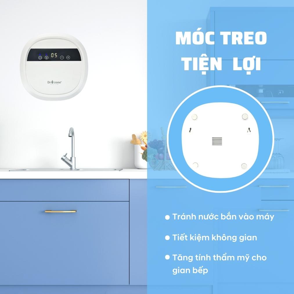 Máy khử độc thực phẩm ozone Drzone Ozone is Life 400mg O3/h khử độc khử trùng đa năng - Hàng chính hãng