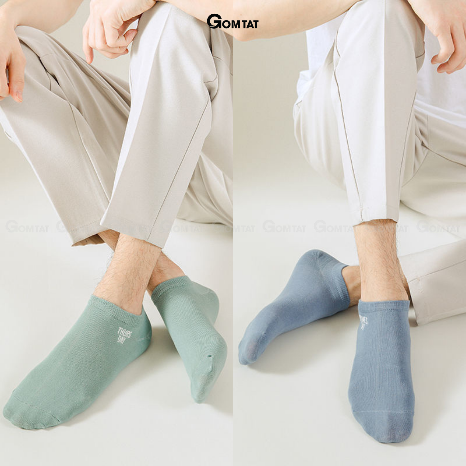 Set 7 đôi tất nam cổ ngắn chất liệu cotton cao cấp, vớ nam cổ thấp set 7 đôi sử cả tuần - VOTUNAM02
