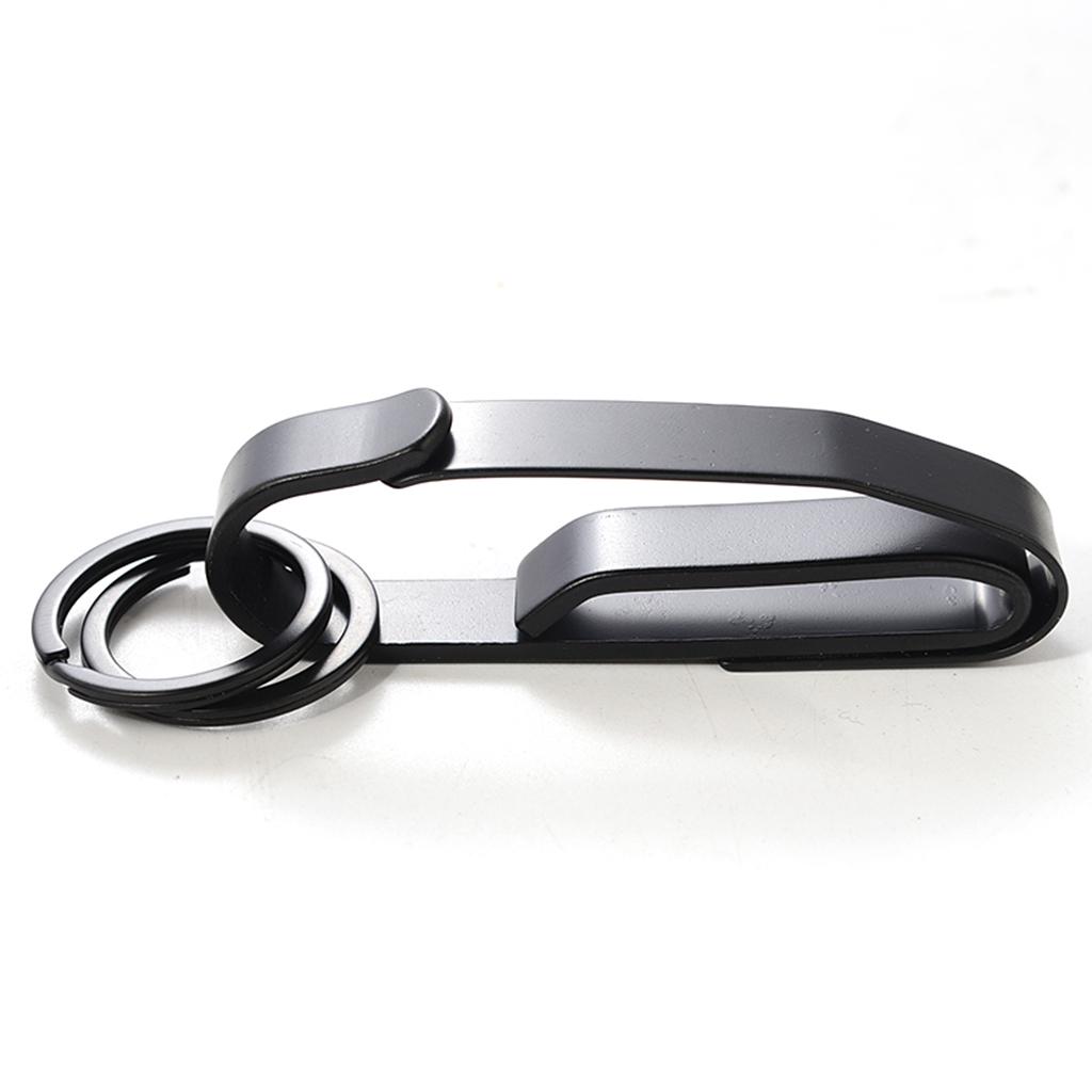 5 Pieces Clip Buckle with Key Ring Quick Release Waist Belt Clip Easy Carry
