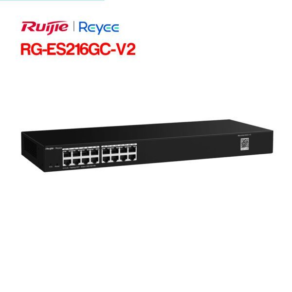 Smart Managed Switch 16 Cổng 10/100/1000BASE-T RUIJIE REYEE RG-ES216GC-V2 - Hàng chính hãng