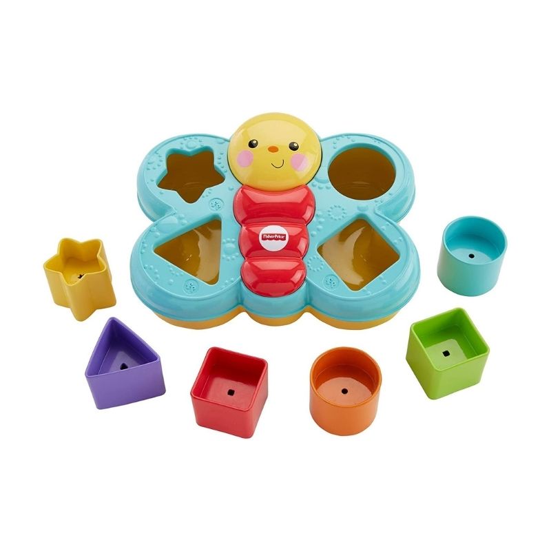 Đồ Chơi FISHER PRICE Đồ Chơi Nhận Dạng Hình Khối Chú Bướm Ngộ Nghĩnh CDC22