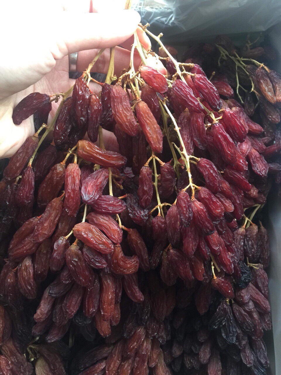 Nho khô nguyên cành THOMPSON Úc Dried Grapes Adora st Food (mẫu Quà Tết 1kg/hộp) ngon, bổ dưỡng, giàu vitamin, khoáng chất tự nhiên-QuaTangMe Extaste