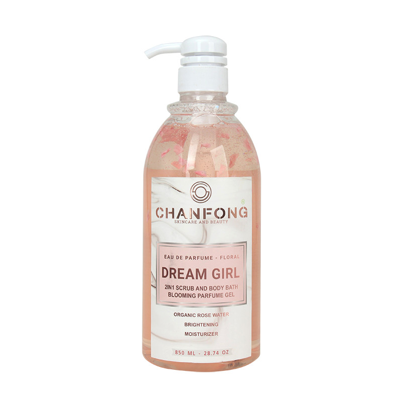 Sữa tắm Gel Cánh hoa hồng tươi Chanfong Thái Lan Dream Girl - 850ml