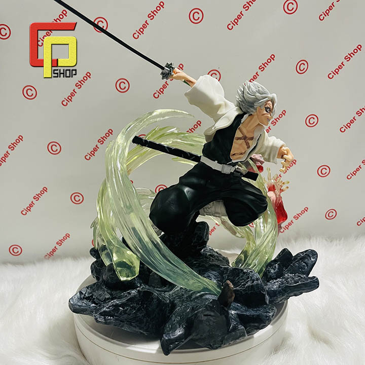Mô hình Phong Trụ Shinazugawa Sanemi - Có đèn led - Mô hình Thanh gươm hủy diệt