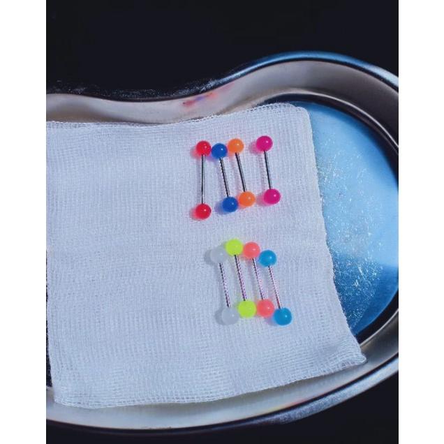 Khuyên Lưỡi / Khuyên Lưỡi Nhiều Màu - Khuyên Thép Y Tế Không Gỉ - 69STORE