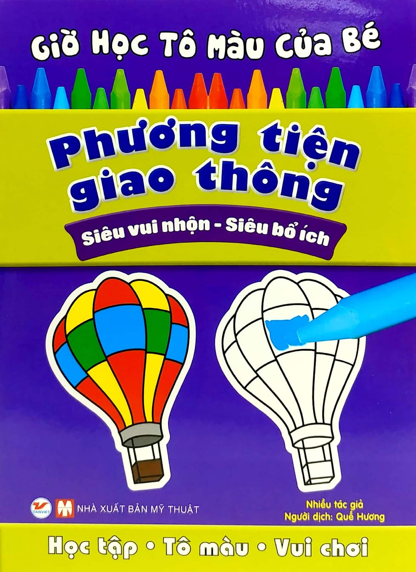 Bộ Sách Giờ Học Tô Màu Của Bé (Bộ 8 Cuốn)