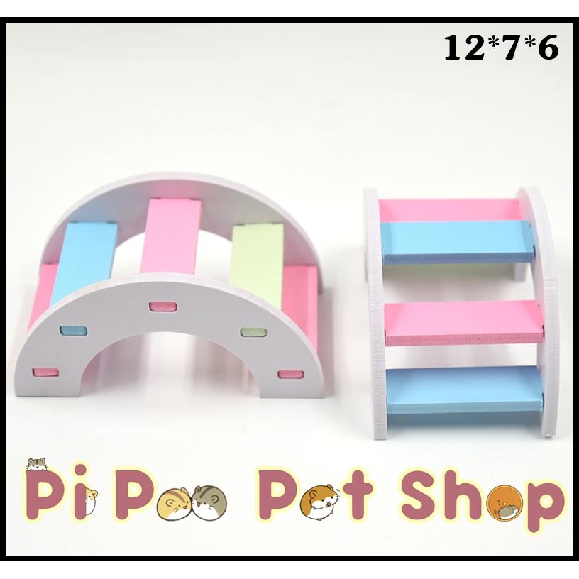Cầu thang cầu vòng cho Hamster và thú cưng