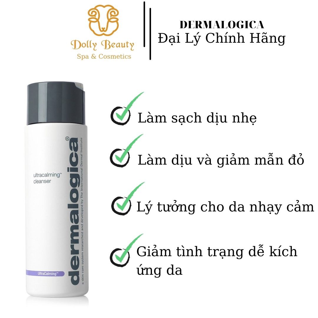 Sữa rửa mặt dành cho da nhạy cảm ULTRACALMING CLEANSER của Dermalogica