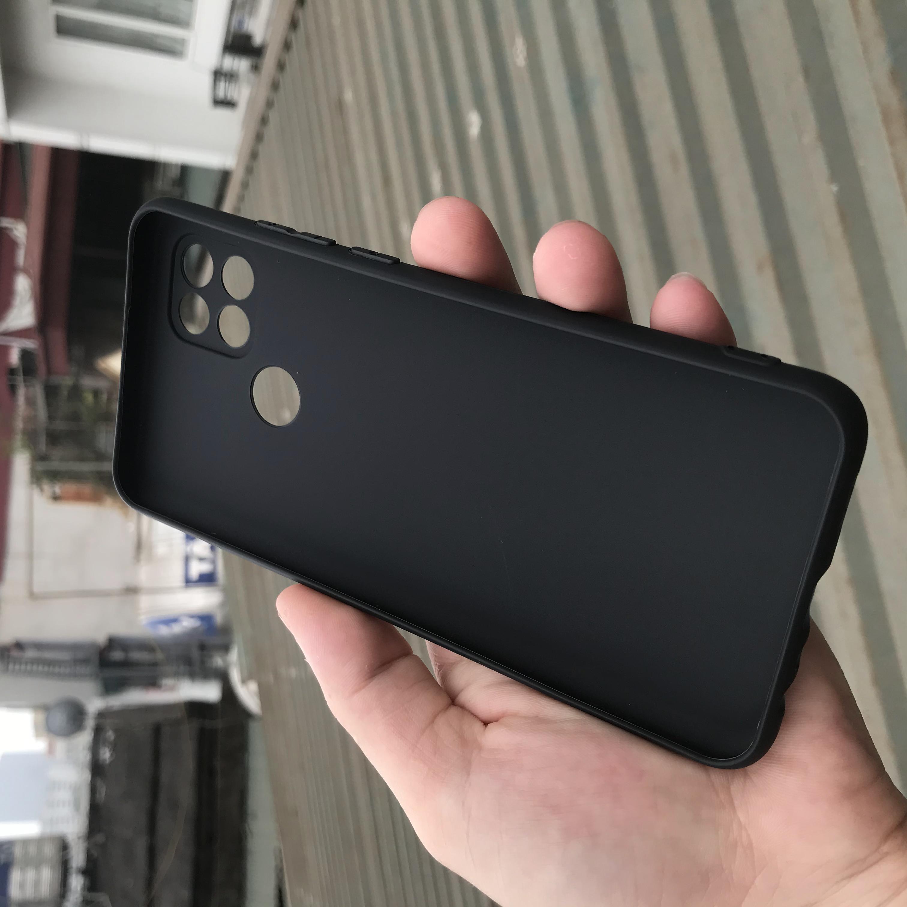 Ốp lưng silicon dẻo màu đen dành cho OPPO A15