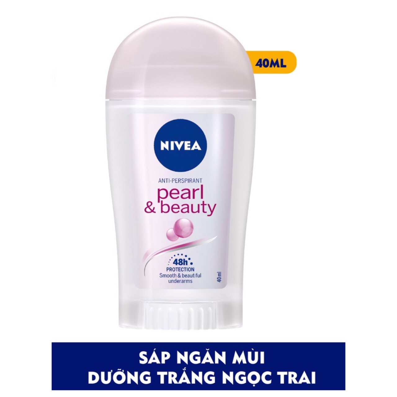 Bộ 2 Sáp Ngăn Mùi NIVEA Pearl &amp; Beauty Ngọc Trai Quyến Rũ (40ml*2)