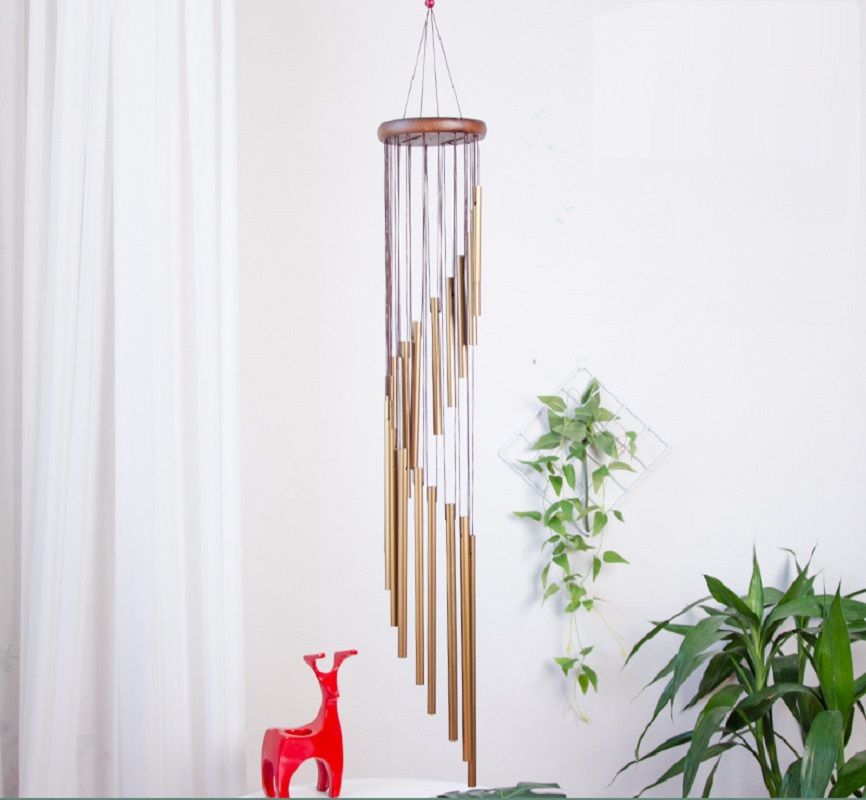 Chuông gió phong thủy 18 thanh xoắn ốc size lớn 90 cm