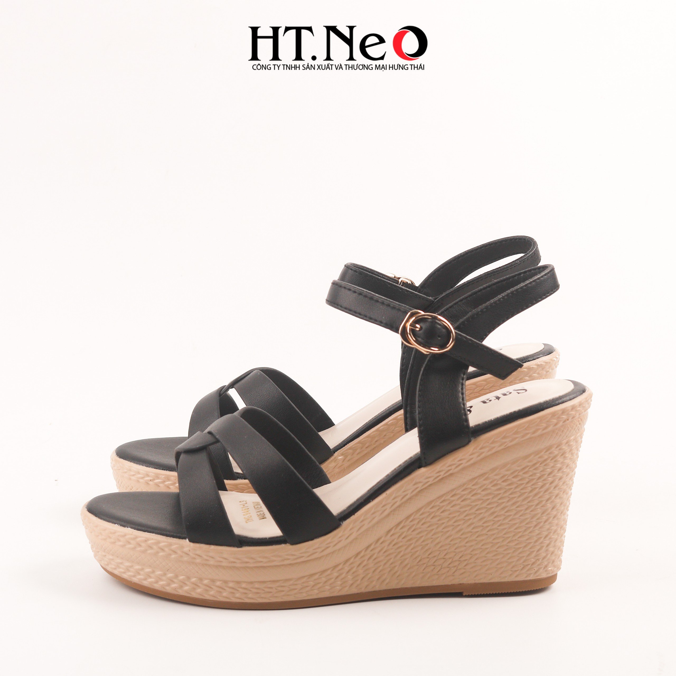 Sandal nữ đế xuồng 7P, quai da, kiểu dáng đơn giản, trẻ trung, dễ đi, phù hợp cho các chị, các cô đi để chụp áo dài SDN218