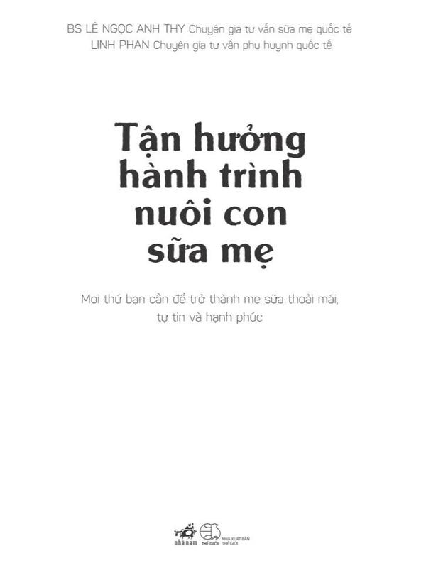 Sách - Tận hưởng hành trình nuôi con sữa mẹ (Nhã Nam HCM)