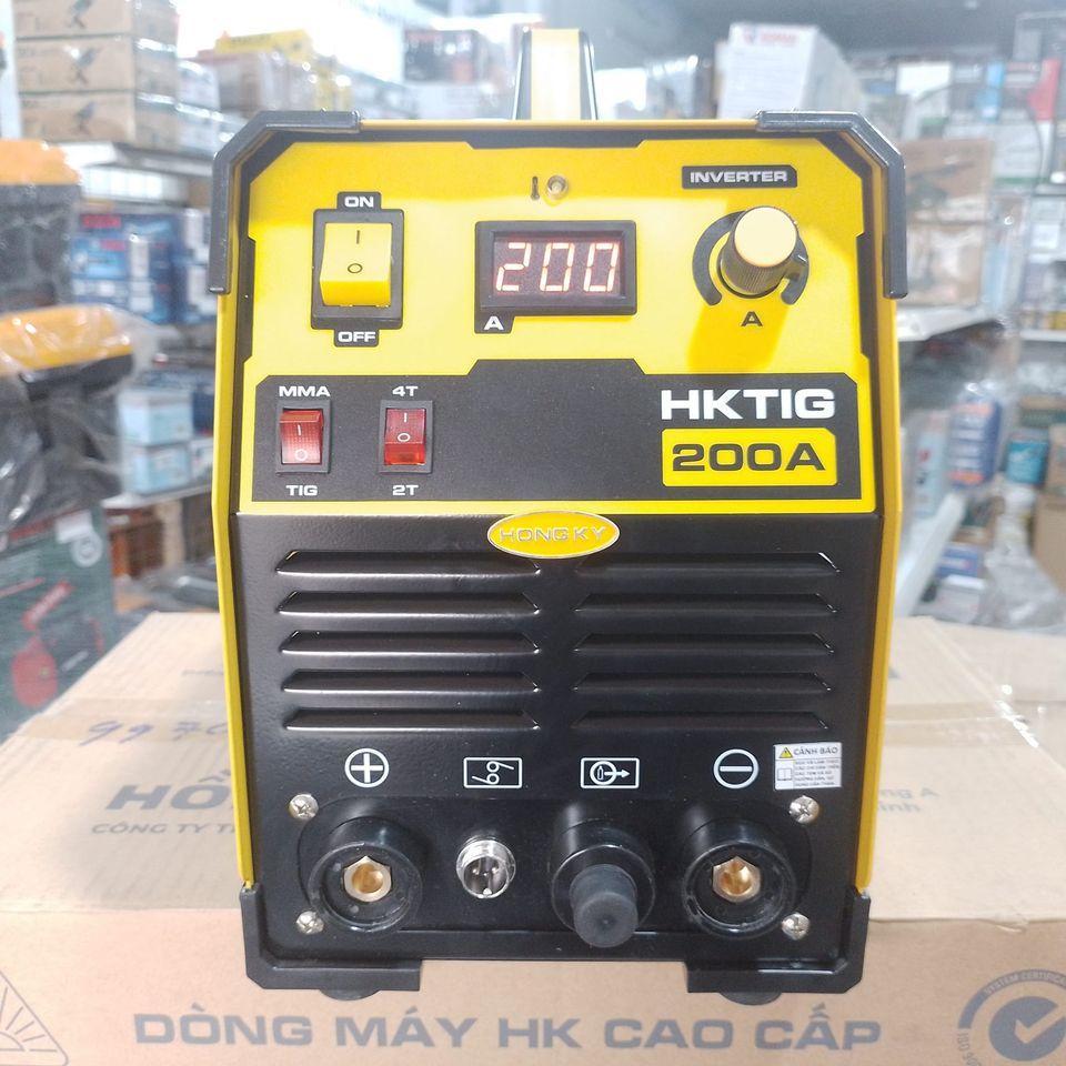 MÁY HÀN TIG DC MMA INVERTER 200 AMPE 220V HỒNG KÝ HKTIG200A (IGBT 2022) - HÀNG CHÍNH HÃNG