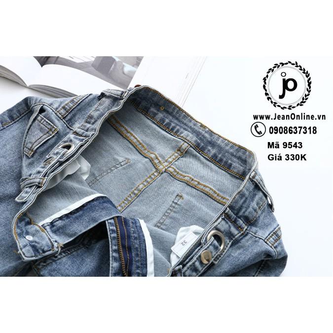 Skinny Jean 4 Nút Bigsize Nữ quần jean dài, thời trang bigsize, thời trang ngoại cỡ