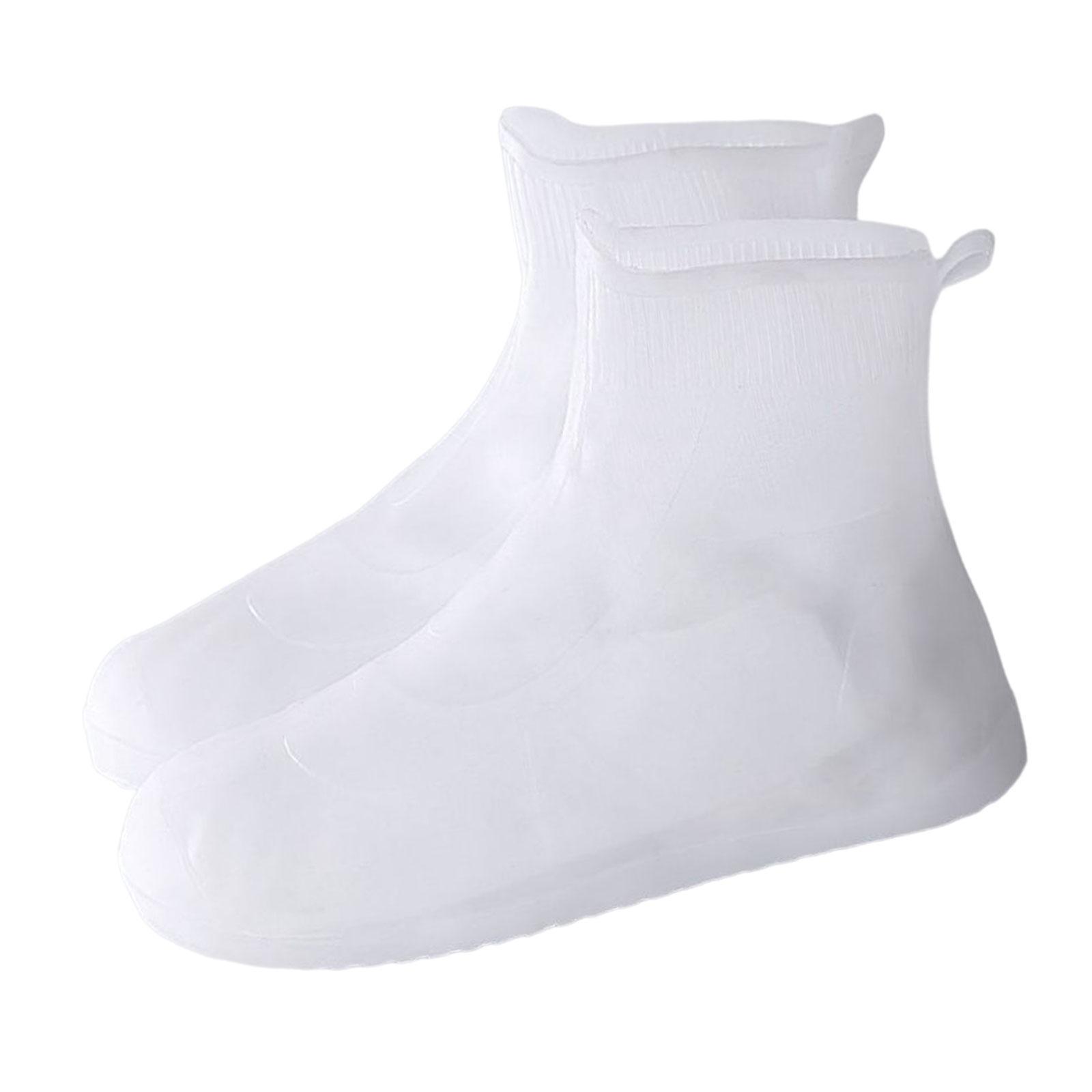 1 Pair Rain Shoe Covers Rain Boots Foldable Shoes Protectors Shoe Covering Galoshes Overshoes Boots Waterproof for Travel Fishing Boys Girls