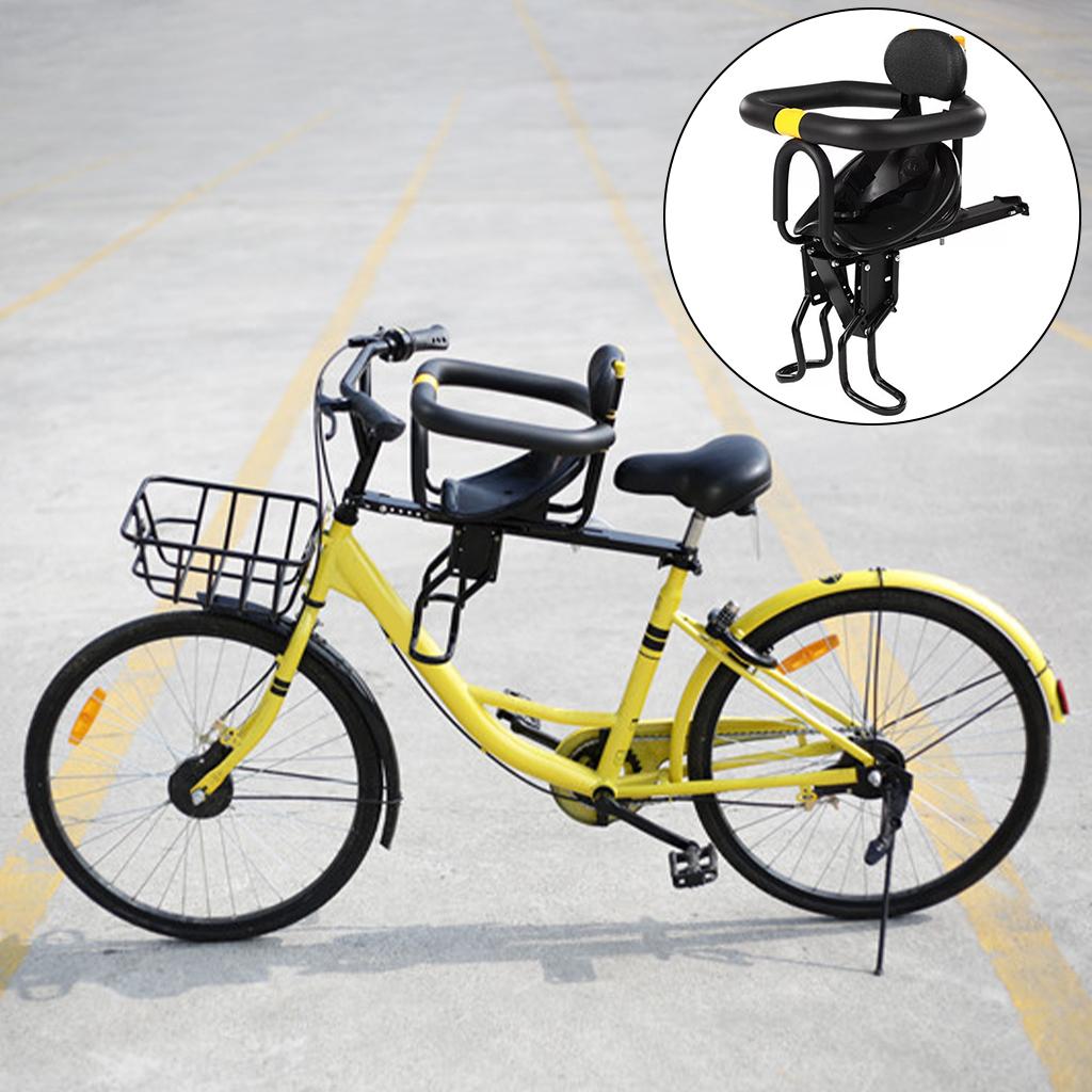 Child Kids Safety Seat for Bike Bicycle Front Mount Stable Carrier & Pedals