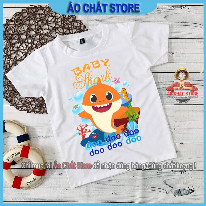 Áo thun Baby Shark cho trẻ em | Áo bé trai Baby Shark dễ thương BS02