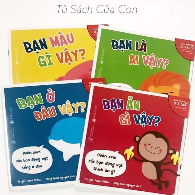 BỘ SÁCH COMBO 3 CUỐN DÀNH CHO BÉ TỪ 0 - 6 TUỔI ( Cá vàng đi đâu nhỉ - Khủng long đi đâu rùi nhỉ - Bạn sao đi đâu rùi nhỉ )